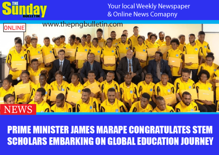 Prime Minister James Marape Congratulates STEM Scholars Embarking on Global Education Journey