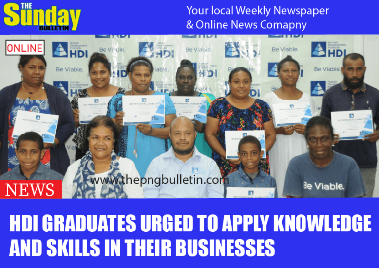 HDI Graduates Urged to Apply Knowledge and Skills in Their Businesses