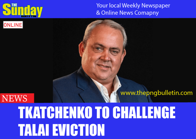 Tkatchenko to challenge Talai eviction