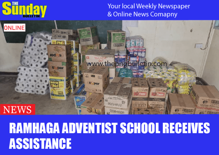 RAMHAGA ADVENTIST SCHOOL RECEIVES ASSISTANCE