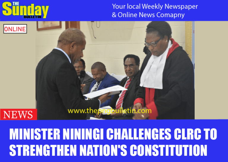 Minister Niningi Challenges CLRC to Strengthen Nation’s Constitution