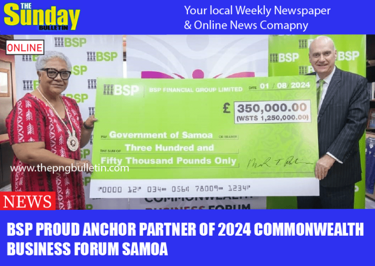 BSP Proud Anchor Partner of 2024 Commonwealth Business Forum Samoa