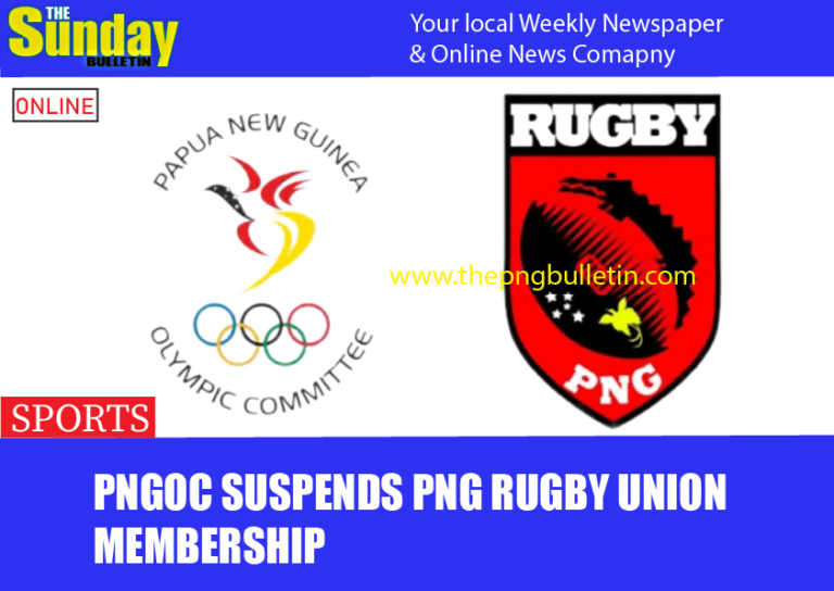 PNGOC Suspends PNG Rugby Union Membership