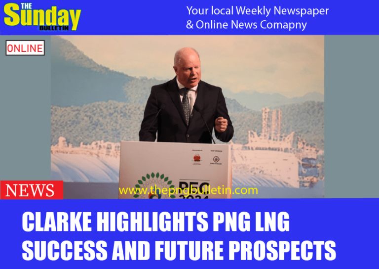 Clarke highlights PNG LNG success and future prospects