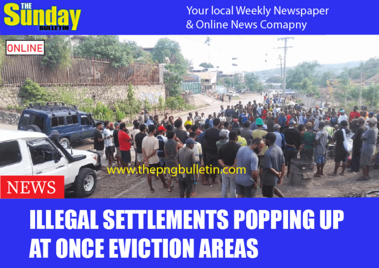 ILLEGAL SETTLEMENTS POPPING UP AT ONCE EVICTION AREAS