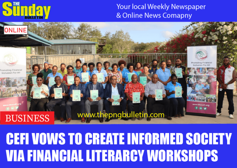 CEFI VOWS TO CREATE INFORMED SOCIETY VIA FINANCIAL LITERARCY WORKSHOPS