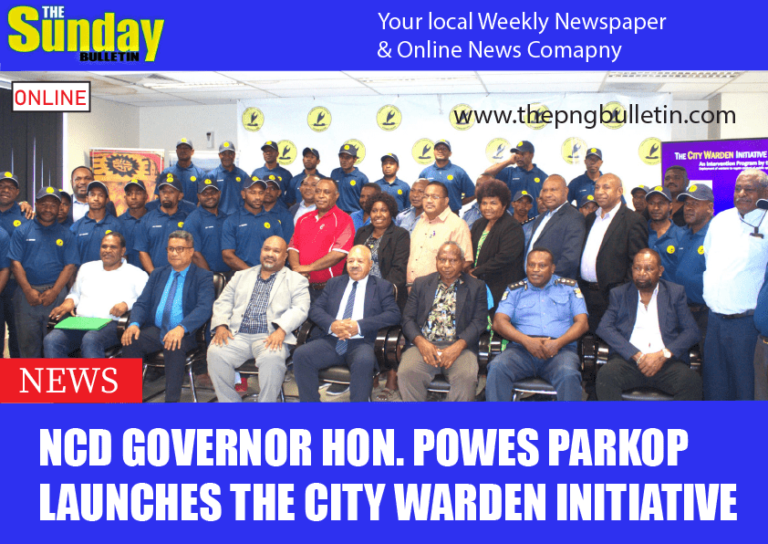 NCD Governor Hon. Powes Parkop Launches the City Warden Initiative