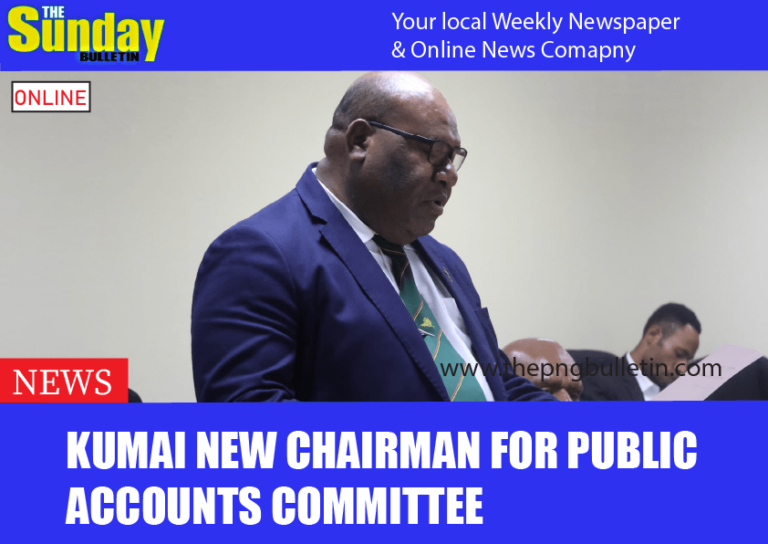 Kumai new chairman for Public Accounts Committee