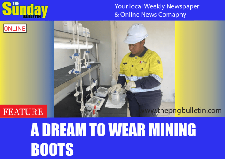 A DREAM TO WEAR MINING BOOTS