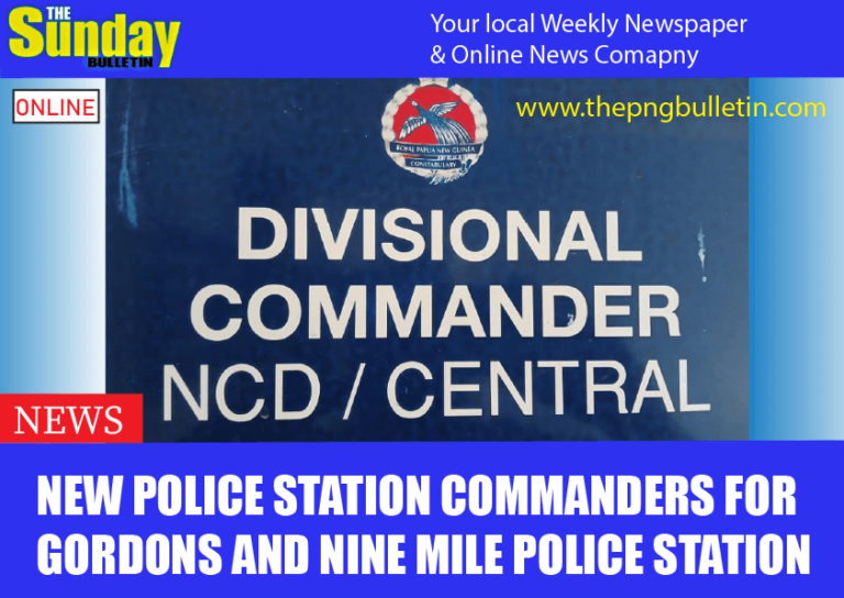 NEW POLICE STATION COMMANDERS FOR GORDONS AND NINE MILE POLICE STATION