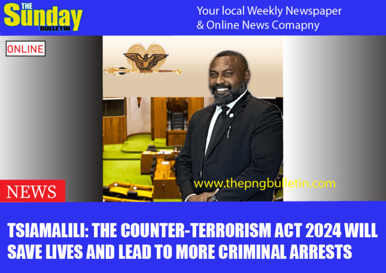 Tsiamalili: The Counter-Terrorism Act 2024 will save lives and lead to more criminal arrests