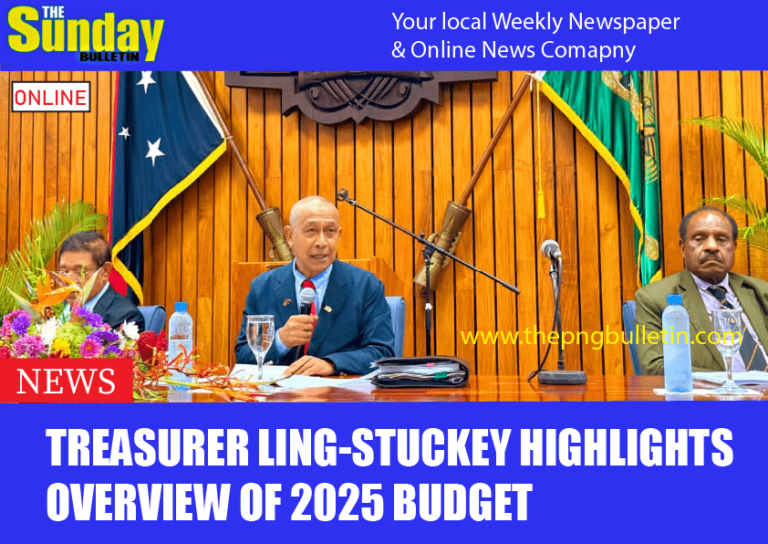 Treasurer Ling-Stuckey highlights overview of 2025 budget.