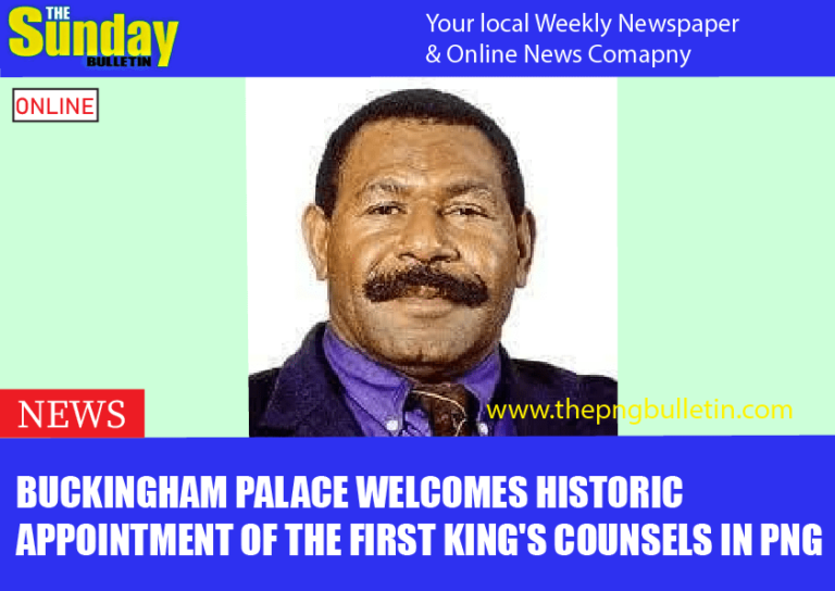 Buckingham Palace welcomes historic appointment of the first King’s Counsels in PNG