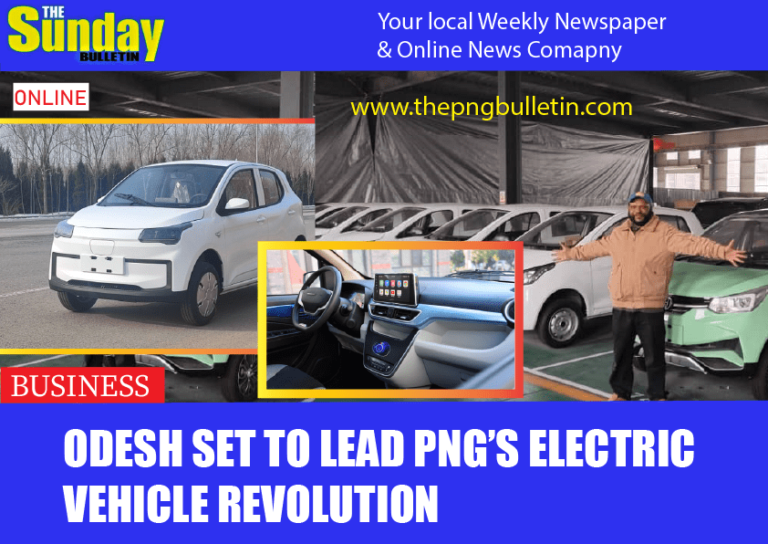 ODESH set to lead PNG’s Electric Vehicle Revolution