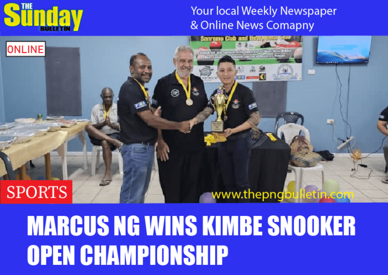 Marcus Ng wins Kimbe Snooker Open Championship