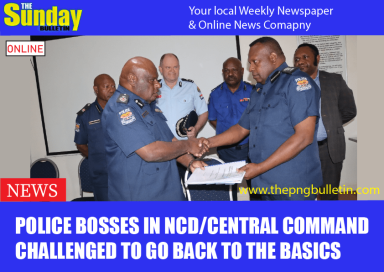 POLICE BOSSES IN NCD/CENTRAL COMMAND CHALLENGED TO GO BACK TO THE BASICS