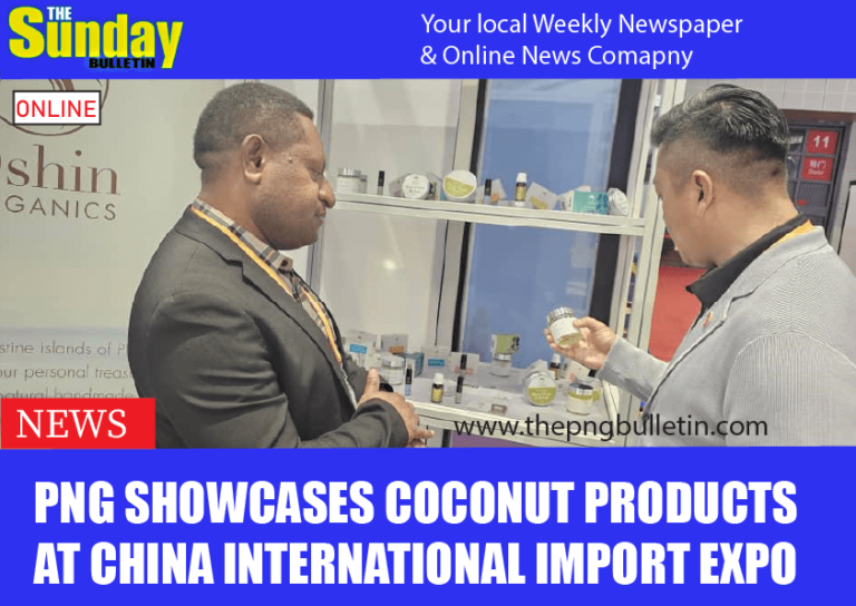 PNG showcases Coconut Products at China International Import Expo