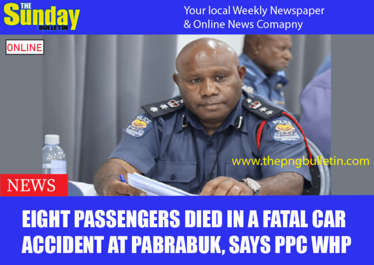 Eight passengers died in a fatal car accident at Pabrabuk, says PPC WHP  