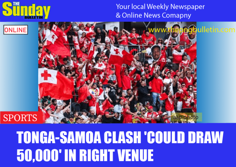 Tonga-Samoa clash ‘could draw 50,000’ in right venue