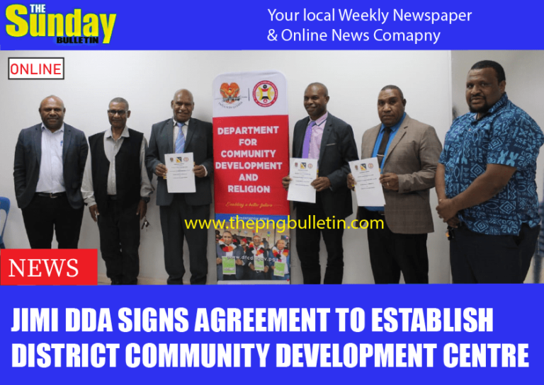 Jimi DDA Signs Agreement to Establish District Community Development Centre