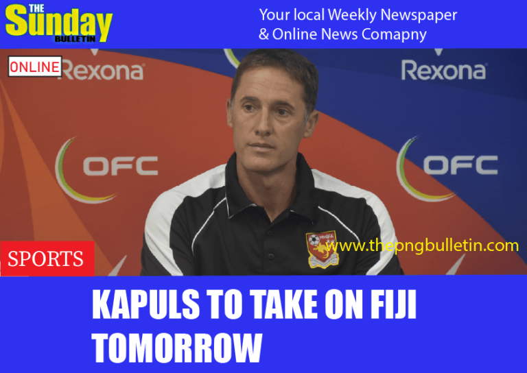 Kapuls to take on Fiji tomorrow