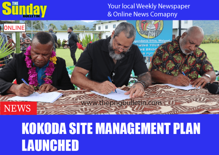 Kokoda Site Management Plan launched