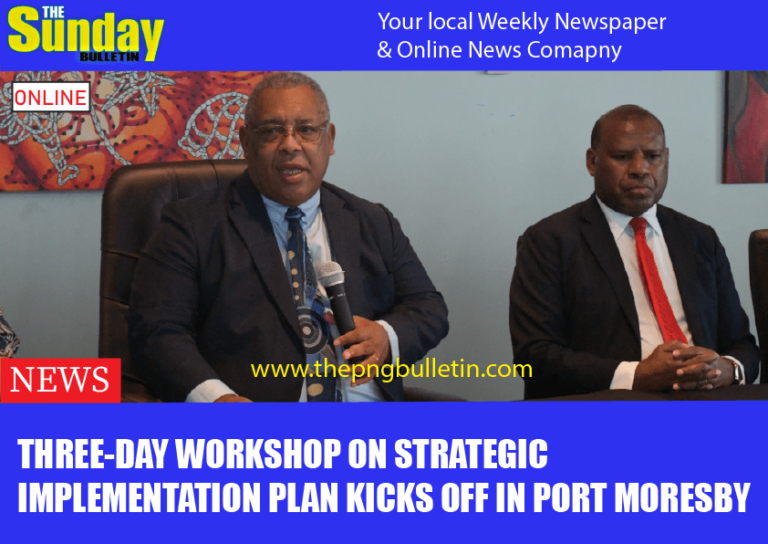 THREE-DAY WORKSHOP ON STRATEGIC IMPLEMENTATION PLAN KICKS OFF IN PORT MORESBY