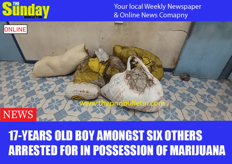 17-YEARS OLD BOY AMONGST SIX OTHERS ARRESTED FOR IN POSSESSION OF MARIJUANA