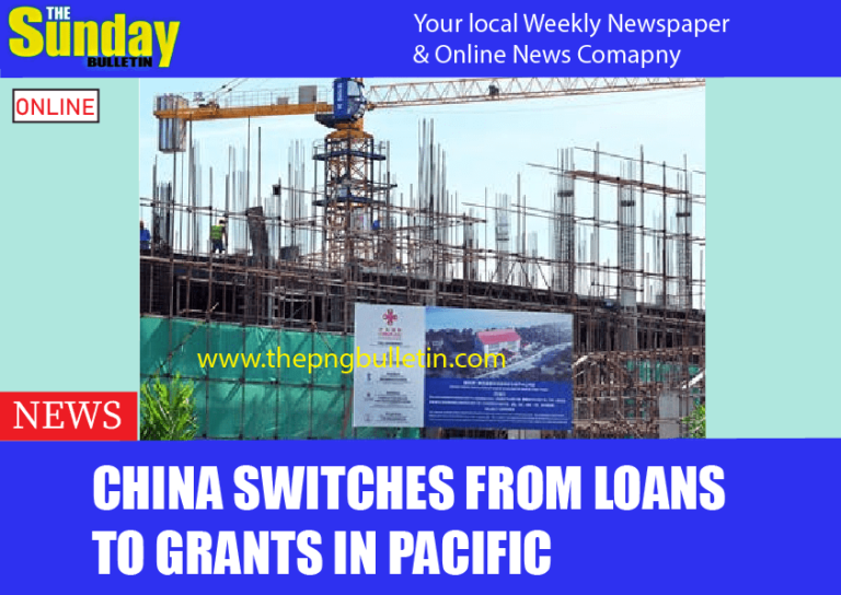 China switches from loans to grants in Pacific