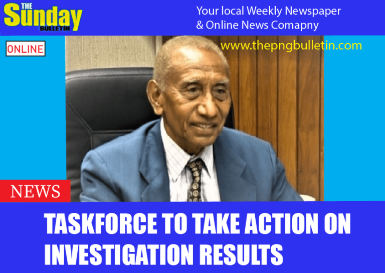 Taskforce to take action on investigation results