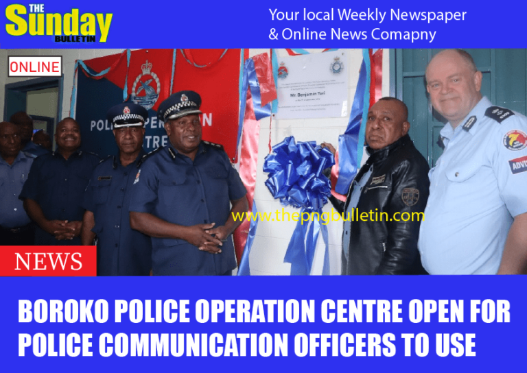 BOROKO POLICE OPERATION CENTRE OPEN FOR POLICE COMMUNICATION OFFICERS TO USE