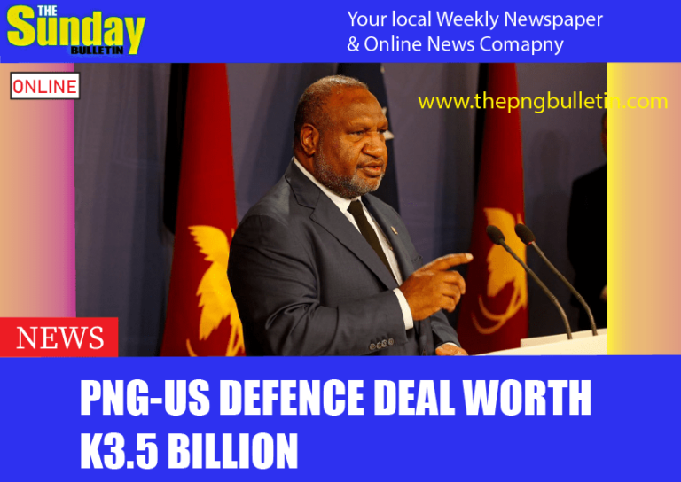 PNG-US Defence Deal Worth K3.5 Billion