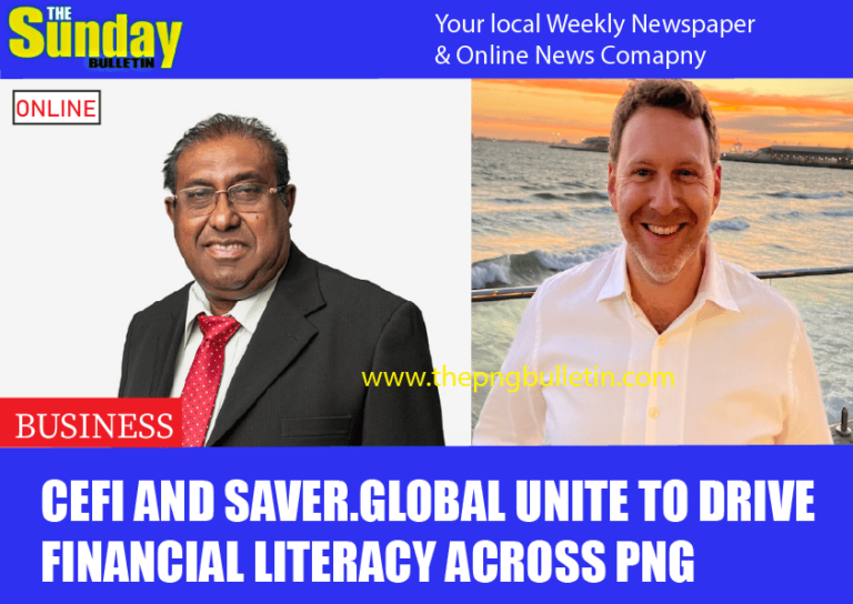 CEFI and Saver.Global Unite to Drive Financial Literacy across PNG