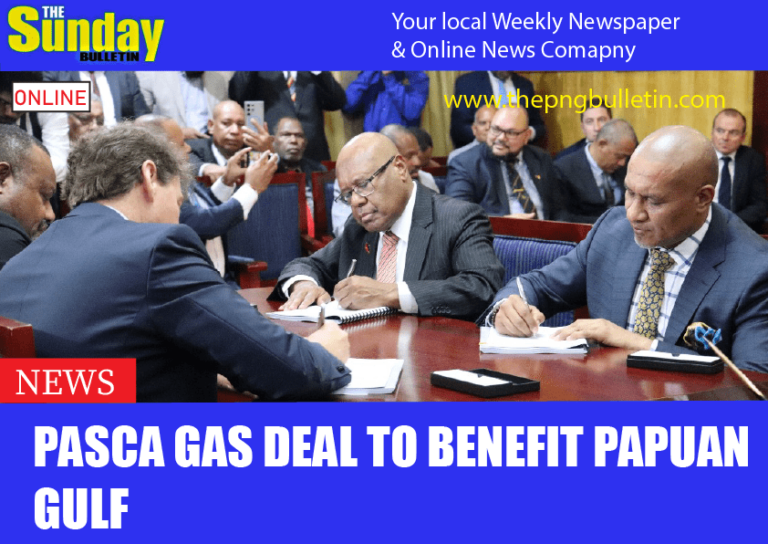 Pasca Gas deal to benefit Papuan Gulf