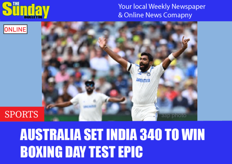 Australia set India 340 to win Boxing Day Test epic