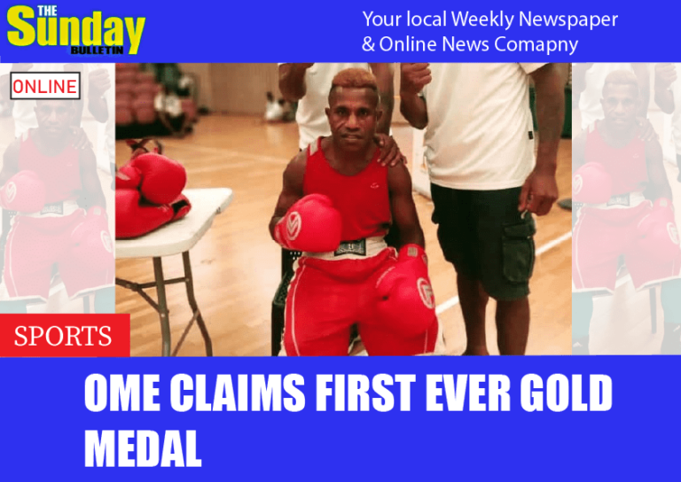 Ome claims first ever gold medal