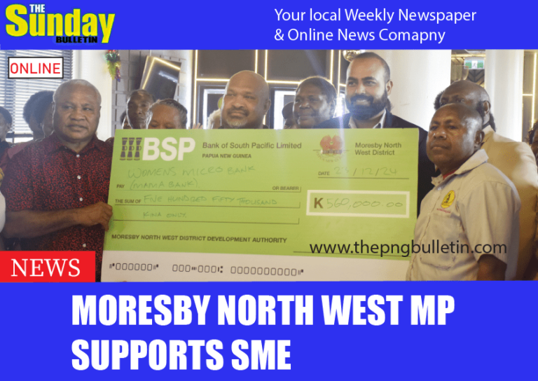 Moresby North West MP supports SME