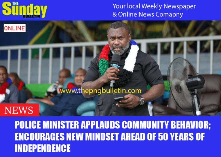 Police Minister Applauds Community Behavior; Encourages New Mindset Ahead of 50 Years of Independence