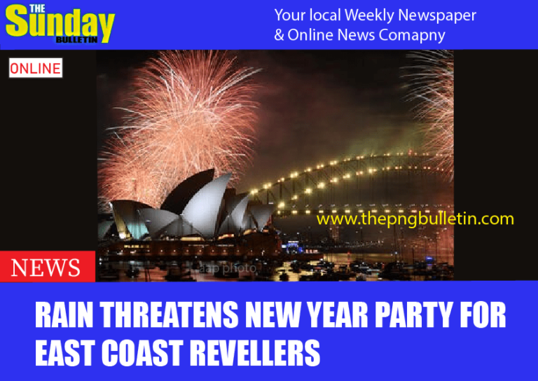 Rain threatens new year party for east coast revellers