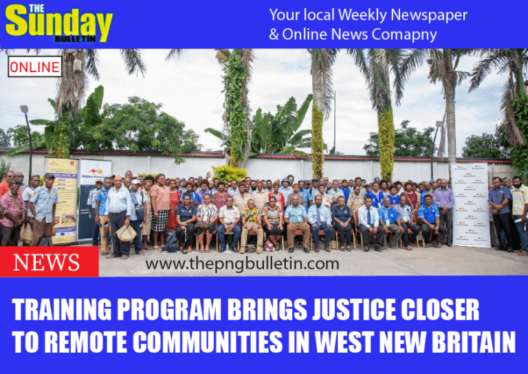 Training program brings justice closer to remote communities in West New Britain