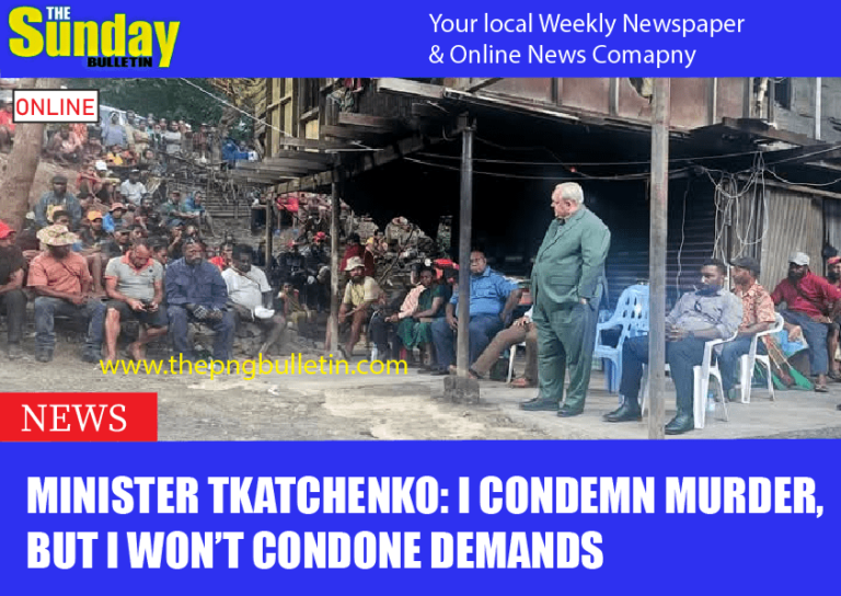Minister Tkatchenko: I condemn murder, but I won’t condone demands