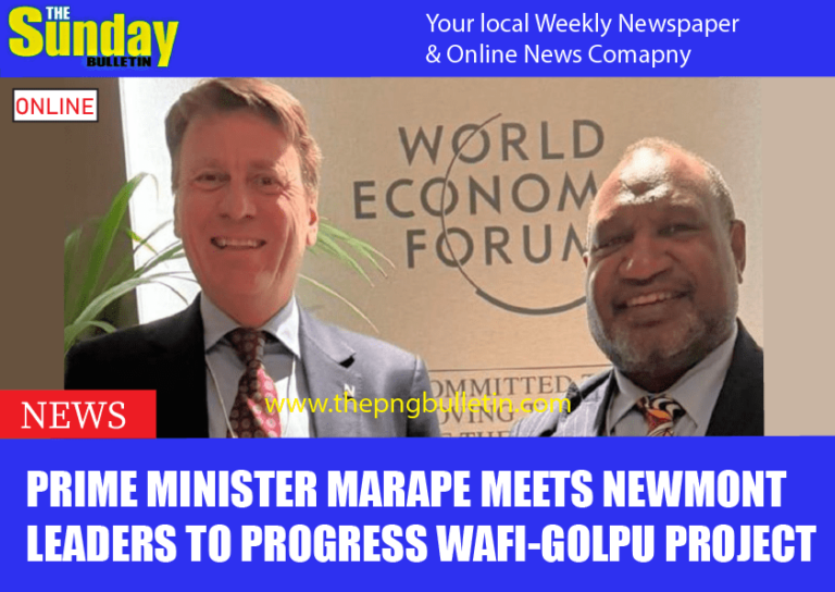 Prime Minister Marape Meets Newmont Leaders to Progress Wafi-Golpu Project