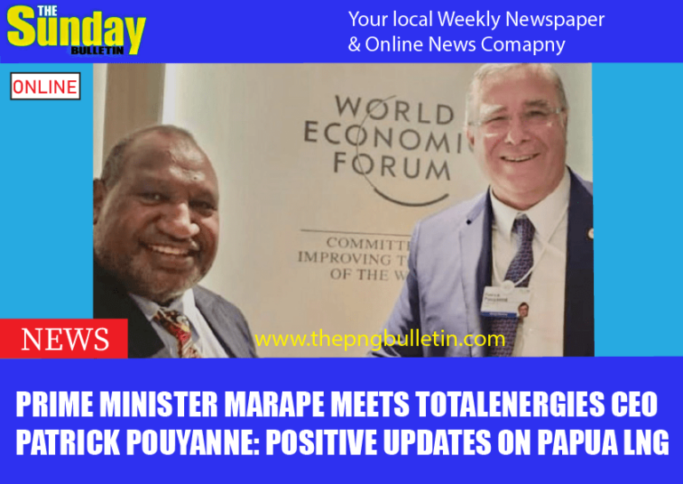 Prime Minister Marape Meets TotalEnergies CEO Patrick Pouyanne: Positive Updates on Papua LNG