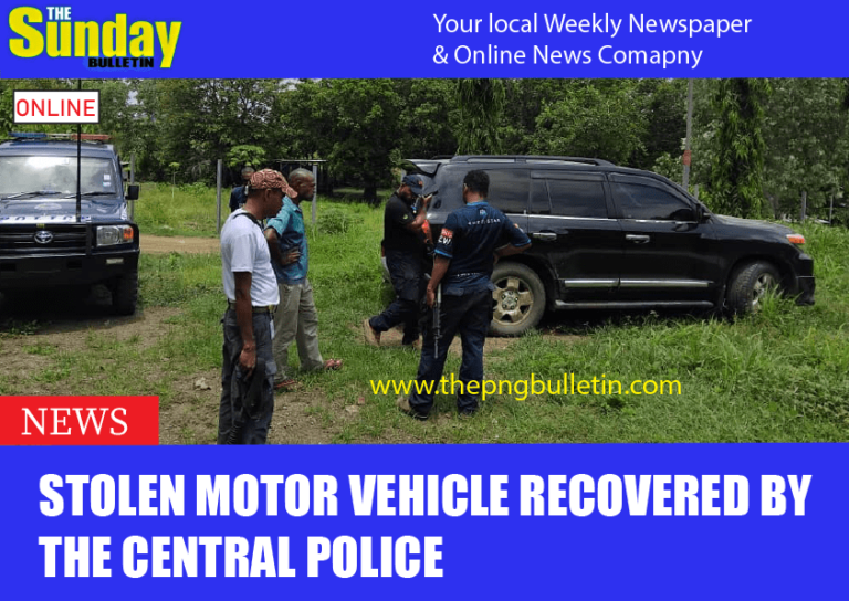 Stolen motor vehicle recovered by the Central police