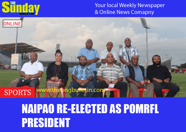 Naipao re-elected as POMRFL president