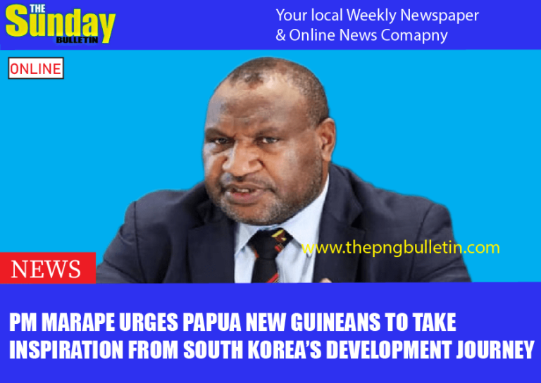 Prime Minister Marape Urges Papua New Guineans to Take Inspiration from South Korea’s Development Journey