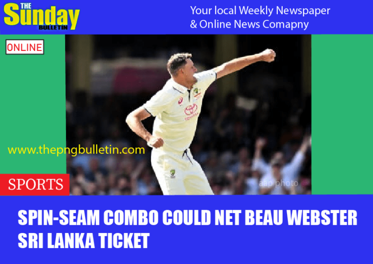 Spin-seam combo could net Beau Webster Sri Lanka ticket