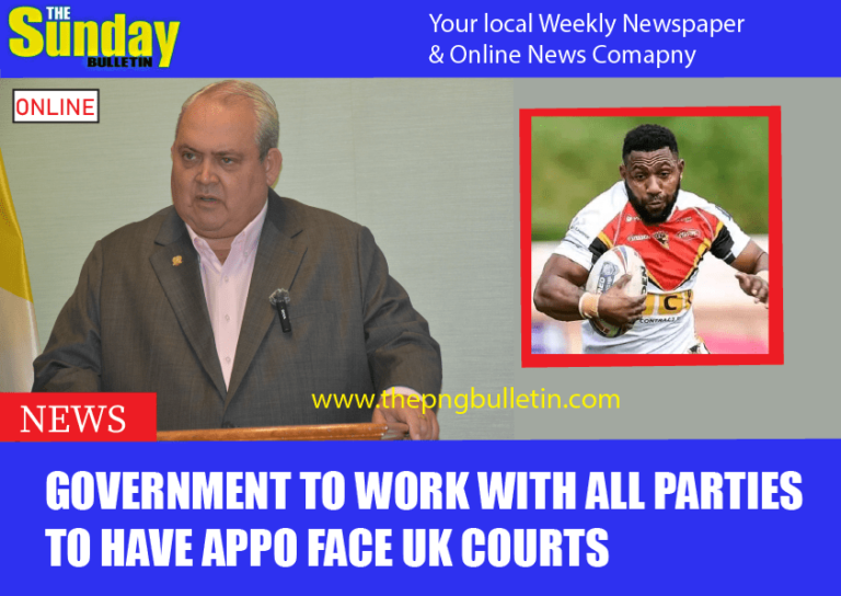 Government to work with all parties to have Appo face UK courts