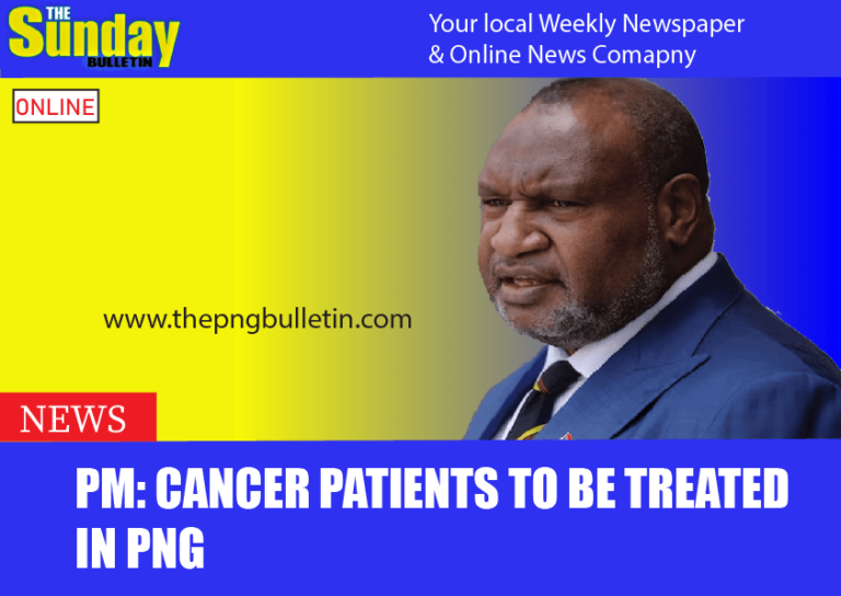 PM: Cancer patients to be treated in PNG