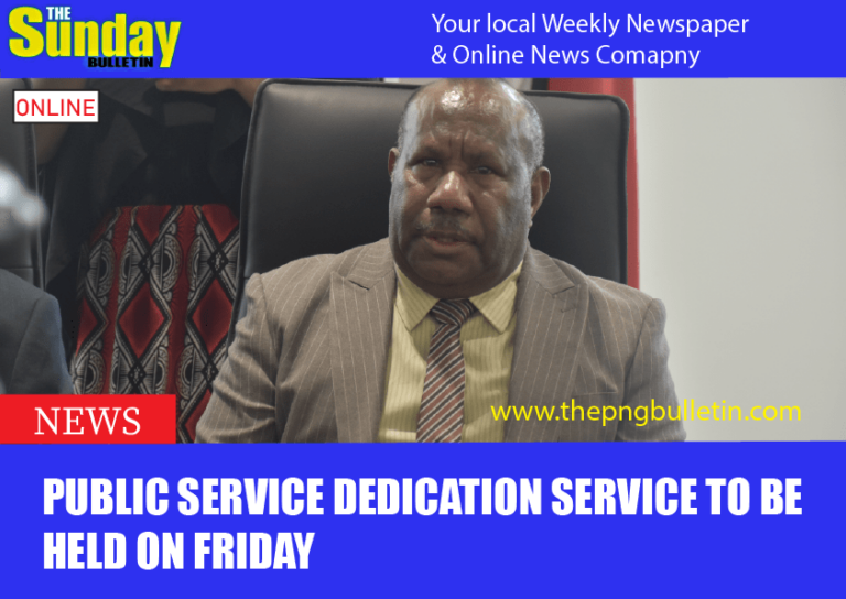 Public Service dedication service to be held on Friday